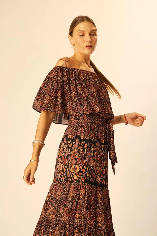 Naomi Dress With Sash Petite Fleur Noire Women Natalie Martin Dresses