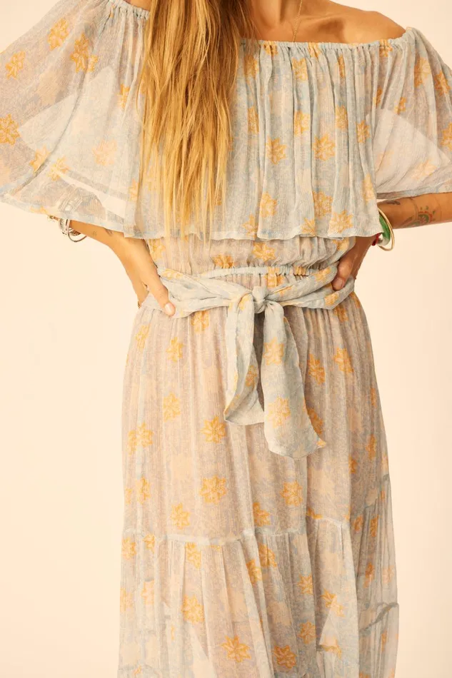 Naomi Dress With Sash Snowflake Tangerine Women Natalie Martin Dresses