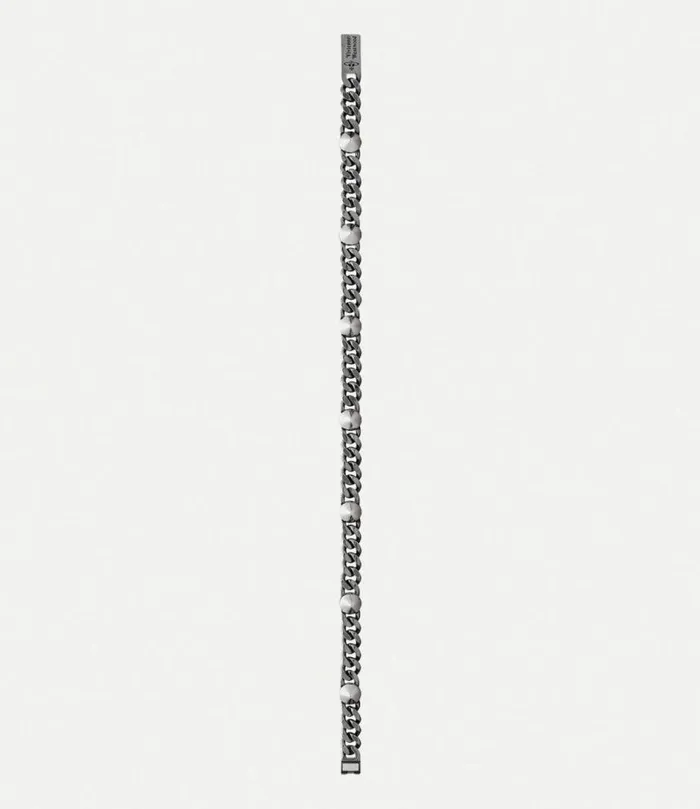 Necklaces Men Vivienne Westwood Man Elettra Necklace In RutheniumPlatinumBlackPatina