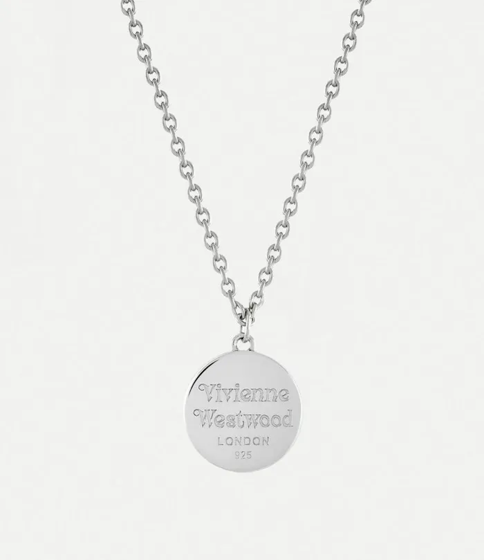 Necklaces Men Vivienne Westwood Man Janus Pendant Necklace In Platinum