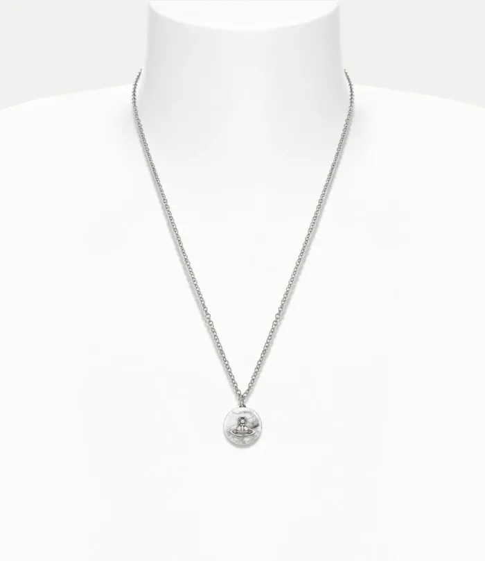Necklaces Men Vivienne Westwood Man Neyla Pendant Necklace In PlatinumHowliteGemstone