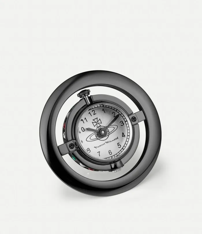 Necklaces WomenMen Vivienne Westwood Orb Watch Pendant In GunMetal