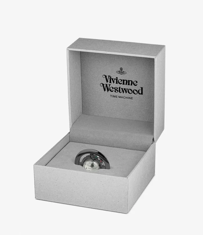Necklaces WomenMen Vivienne Westwood Orb Watch Pendant In GunMetal