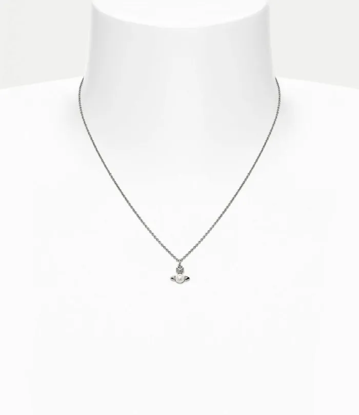 Necklaces Women Vivienne Westwood Balbina Pendant In PlatinumCreamPearl