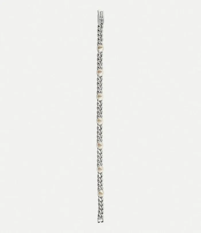 Necklaces Women Vivienne Westwood Elettra Choker In PlatinumBlackPatinaCreamrosePearl