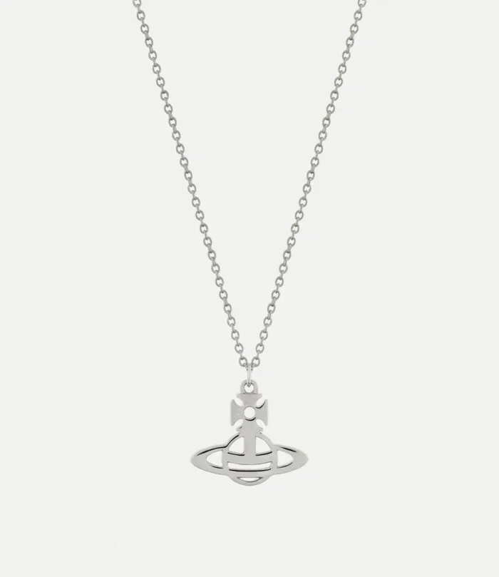 Necklaces Women Vivienne Westwood Lucy Pendant Necklace In Platinum