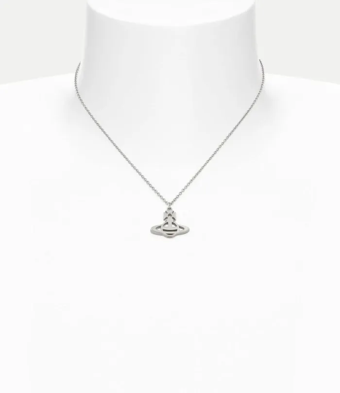 Necklaces Women Vivienne Westwood Lucy Pendant Necklace In Platinum