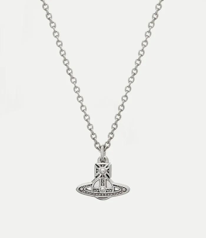 Necklaces Women Vivienne Westwood Oslo Pendant Necklace In Platinum