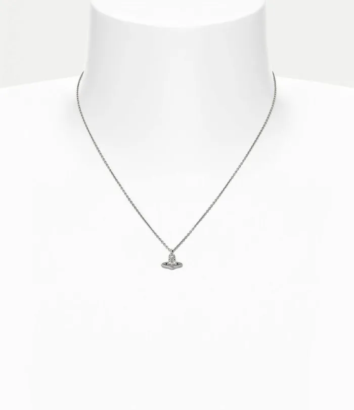 Necklaces Women Vivienne Westwood Oslo Pendant Necklace In Platinum