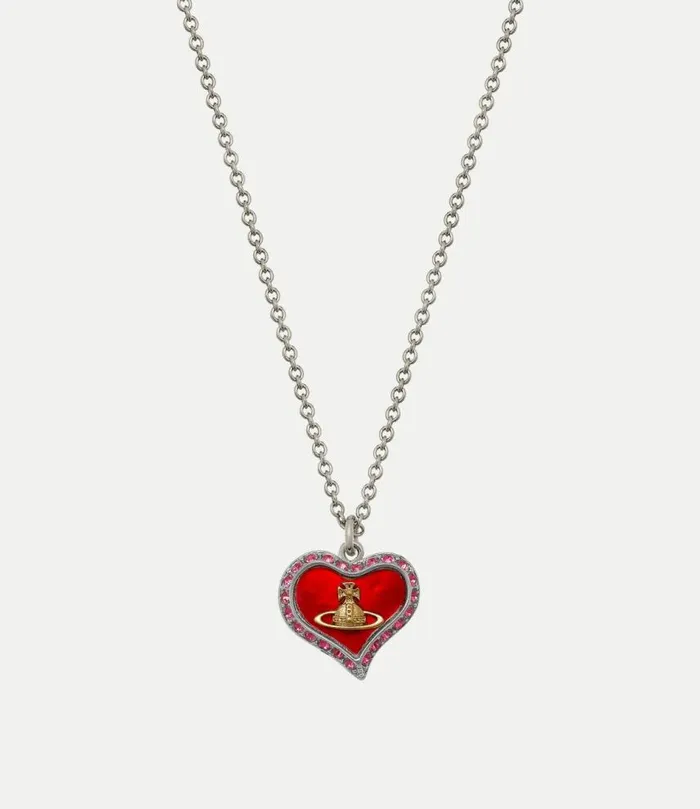 Necklaces Women Vivienne Westwood Petra Pendant Necklace In PlatinumGoldFlamePearlMopRoseCrystal Necklaces Women Vivienne Westwood Petra Pendant Necklace In PlatinumGoldFlamePearlMopRoseCrystal