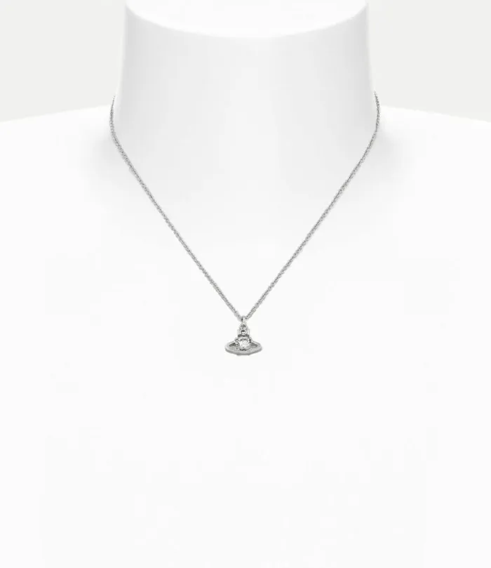 Necklaces Women Vivienne Westwood Reina Pendant In PlatinumWhiteCz