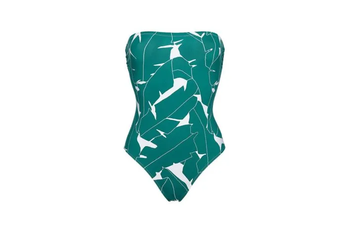 Onepiece Swimsuits Womens Eres Alligator Bustier Onepiece Imprime Bananier Jungle