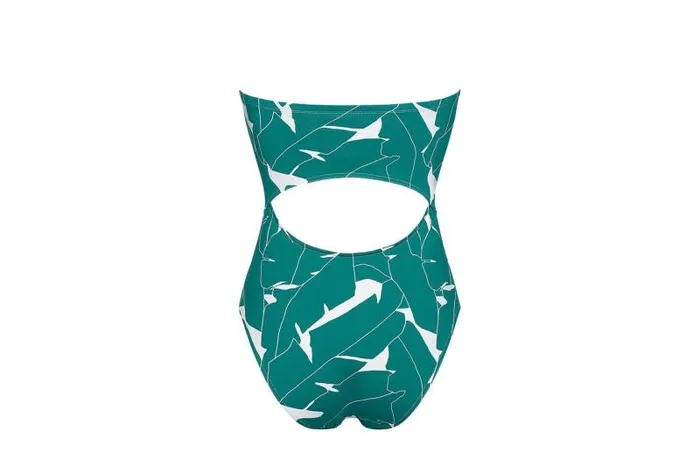 Onepiece Swimsuits Womens Eres Alligator Bustier Onepiece Imprime Bananier Jungle