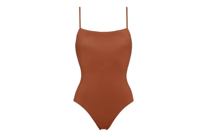 Onepiece Swimsuits Womens Eres Aquarelle Tank Onepiece Caramelo