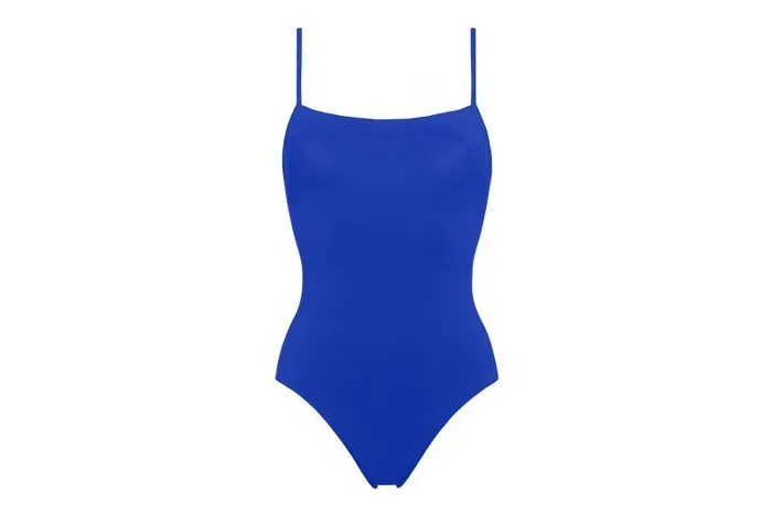 Onepiece Swimsuits Womens Eres Aquarelle Tank Onepiece Indigo