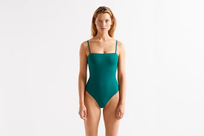 Onepiece Swimsuits Womens Eres Aquarelle Tank Onepiece Jungle 23e