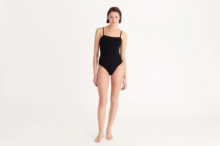 Onepiece Swimsuits Womens Eres Aquarelle Tank Onepiece Noir