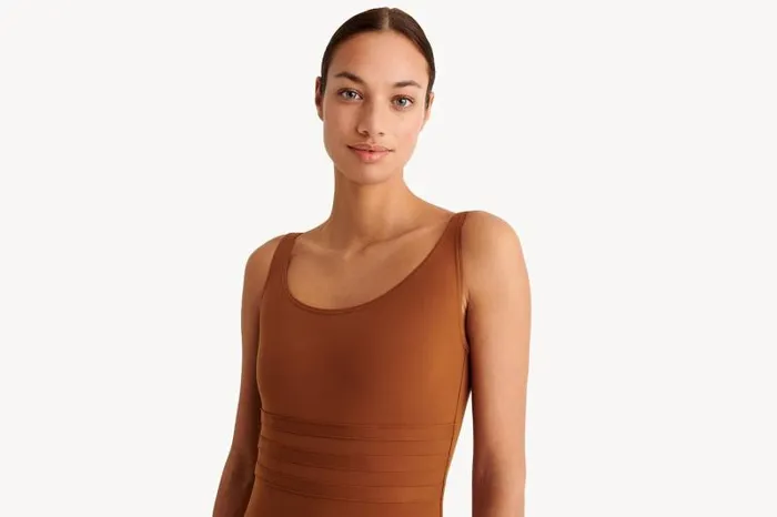 Onepiece Swimsuits Womens Eres Asia Tank Onepiece Caramelo