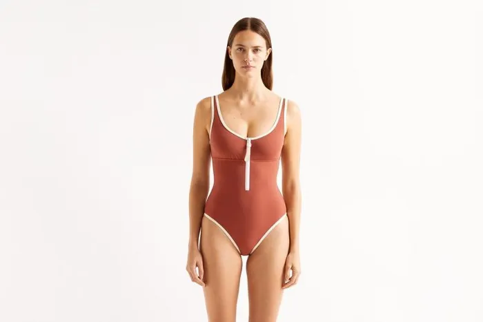 Onepiece Swimsuits Womens Eres Beatriz Tank Onepiece Dattierpercale