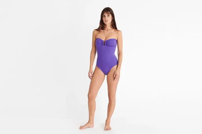 Onepiece Swimsuits Womens Eres Cassiope Bustier Onepiece Flashy