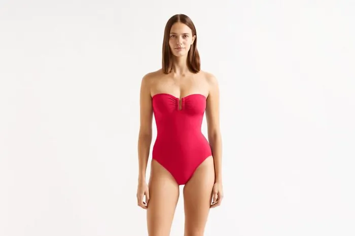 Onepiece Swimsuits Womens Eres Cassiope Bustier Onepiece Grenadine 23e