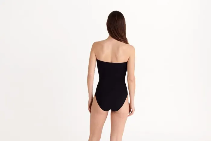 Onepiece Swimsuits Womens Eres Cassiope Bustier Onepiece Noir