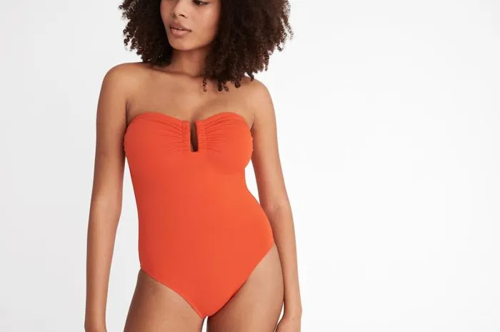 Onepiece Swimsuits Womens Eres Cassiope Bustier Onepiece Soleil 24e