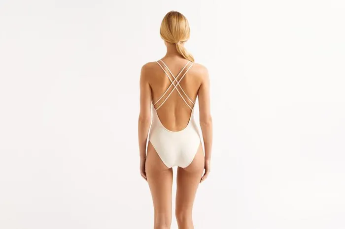 Onepiece Swimsuits Womens Eres Copaba Tank Onepiece Percale