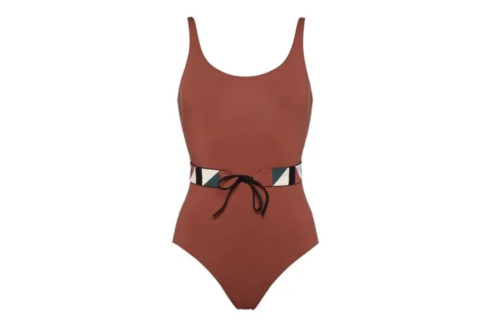 Onepiece Swimsuits Womens Eres Damier Tank Onepiece Medina