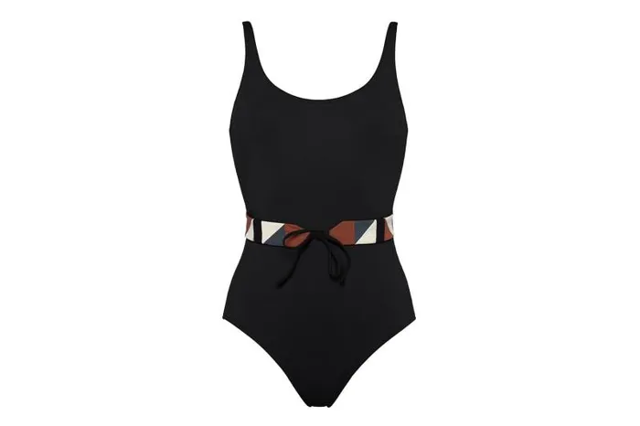 Onepiece Swimsuits Womens Eres Damier Tank Onepiece Noir