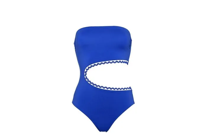 Onepiece Swimsuits Womens Eres Dancing Bustier Onepiece Indigo