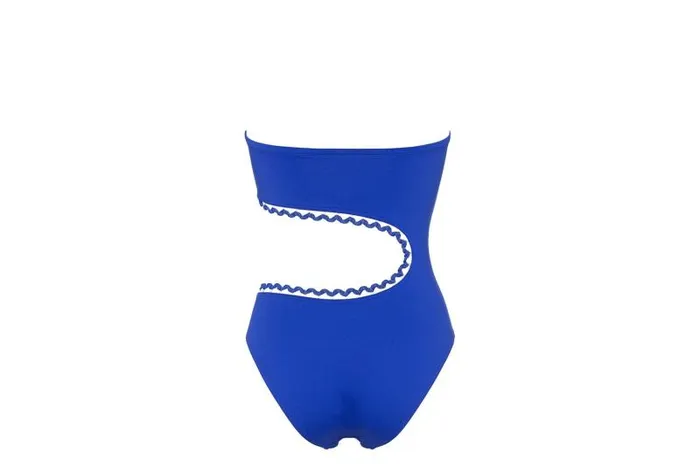 Onepiece Swimsuits Womens Eres Dancing Bustier Onepiece Indigo