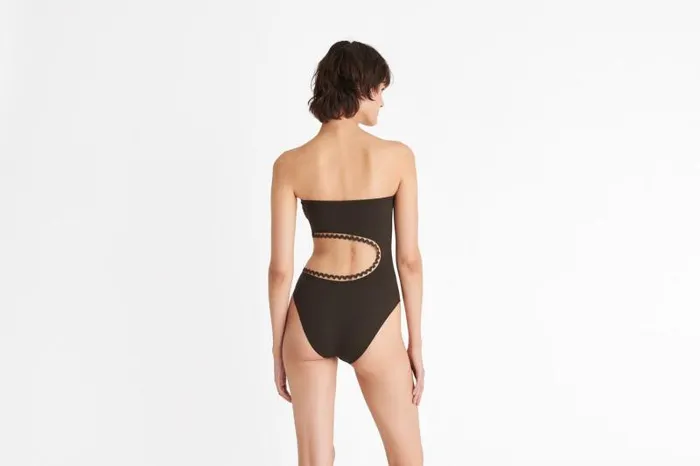 Onepiece Swimsuits Womens Eres Dancing Bustier Onepiece Volcan