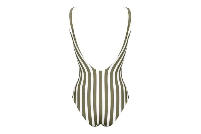 Onepiece Swimsuits Womens Eres Destino Tank Onepiece Olive Verteblanc