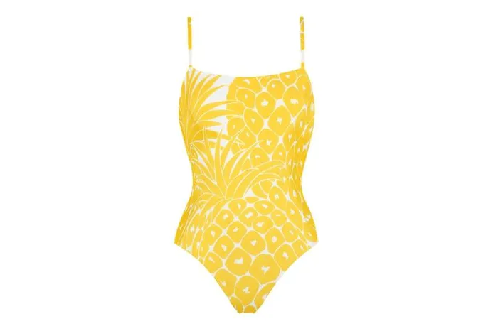 Onepiece Swimsuits Womens Eres Friandise Tank Onepiece Imprime Ananas Passion