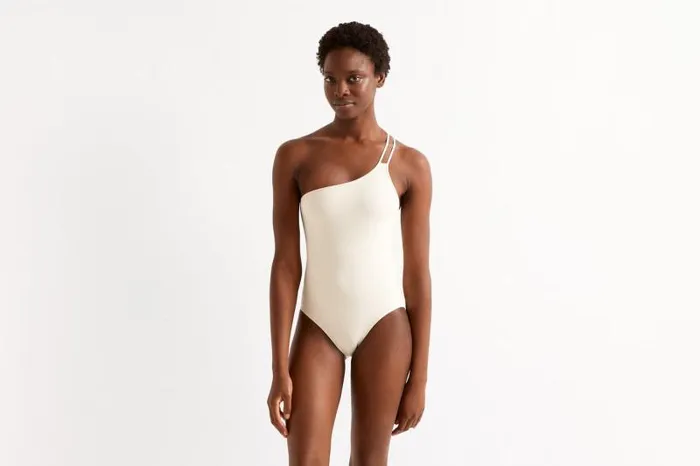 Onepiece Swimsuits Womens Eres Guarana Oneshoulder Onepiece Percale