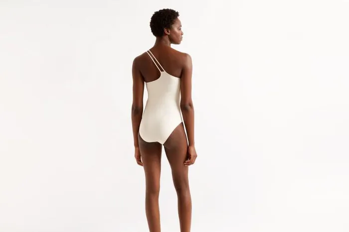 Onepiece Swimsuits Womens Eres Guarana Oneshoulder Onepiece Percale