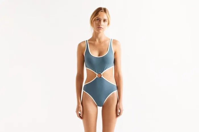 Onepiece Swimsuits Womens Eres Isabel Trikini Requin Bleu 23epercale