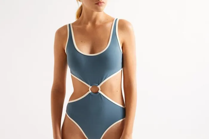 Onepiece Swimsuits Womens Eres Isabel Trikini Requin Bleu 23epercale