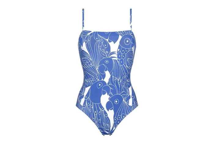 Onepiece Swimsuits Womens Eres Jaco Tank Onepiece Imprime Perroquet Maracas