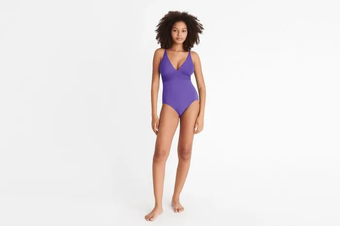 Onepiece Swimsuits Womens Eres Larcin Triangle Onepiece Flashy