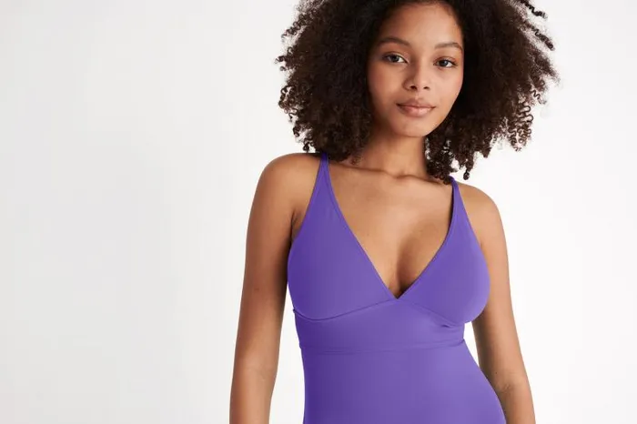 Onepiece Swimsuits Womens Eres Larcin Triangle Onepiece Flashy