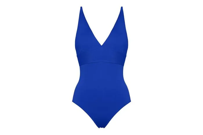 Onepiece Swimsuits Womens Eres Larcin Triangle Onepiece Indigo