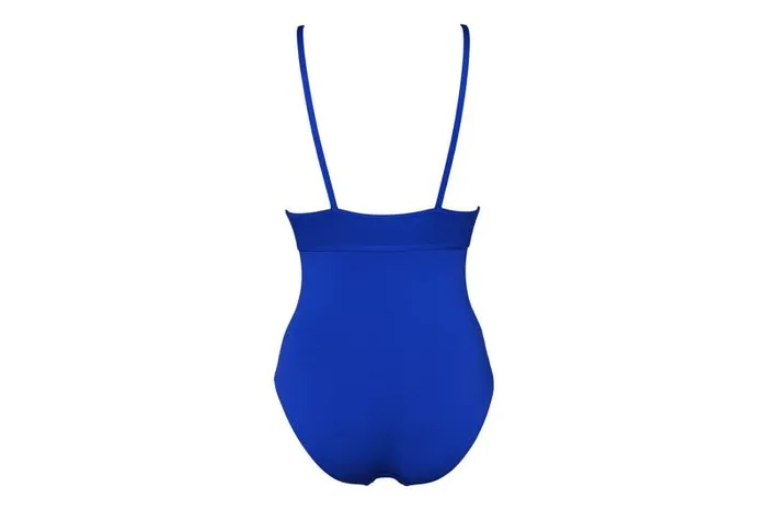 Onepiece Swimsuits Womens Eres Larcin Triangle Onepiece Indigo