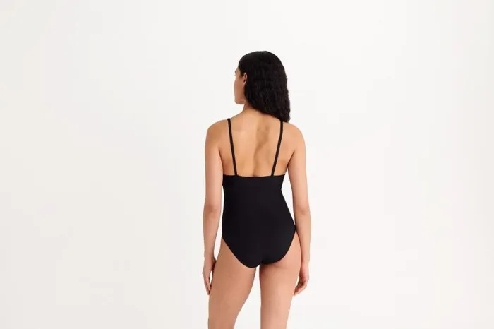 Onepiece Swimsuits Womens Eres Larcin Triangle Onepiece Noir