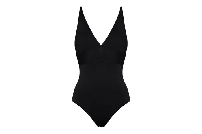Onepiece Swimsuits Womens Eres Larcin Triangle Onepiece Noir