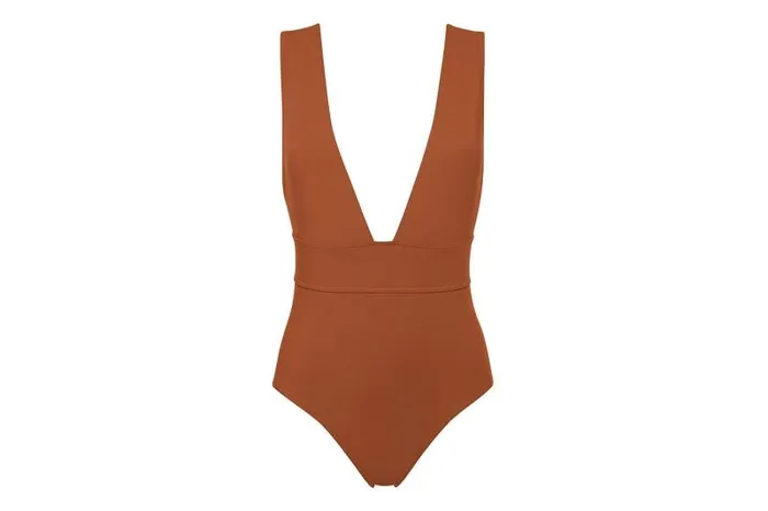 Onepiece Swimsuits Womens Eres Pigment Sophisticated Onepiece Caramelo