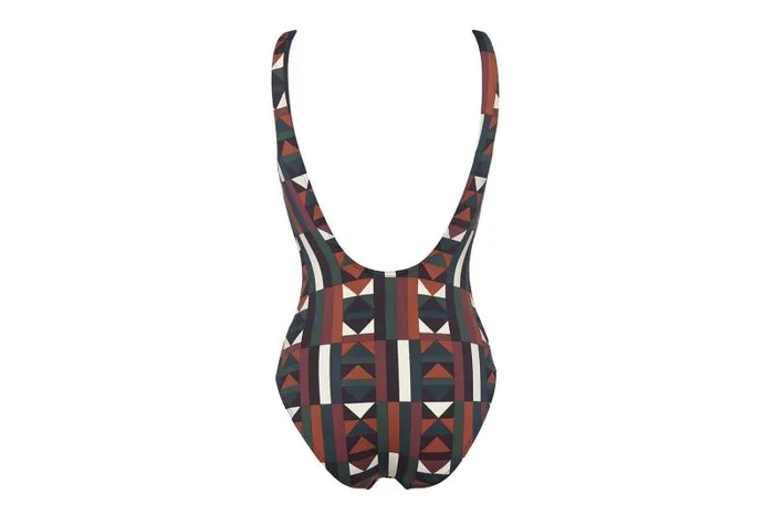 Onepiece Swimsuits Womens Eres Structure Tank Onepiece Imprime Kaleido Eclipse