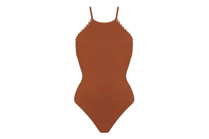 Onepiece Swimsuits Womens Eres Sunlight Sophisticated Onepiece Caramelo