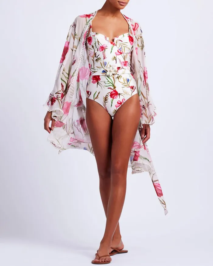 One Pieces Women Patbo Viera Bustier Swimsuit White